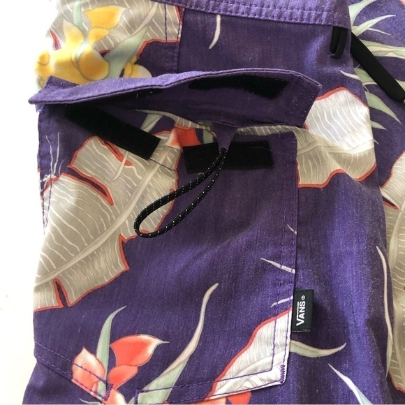 VANS Off The Wall Men’s Arachnafloria Floral Stretch Board Shorts Size 32 - Picture 9 of 12